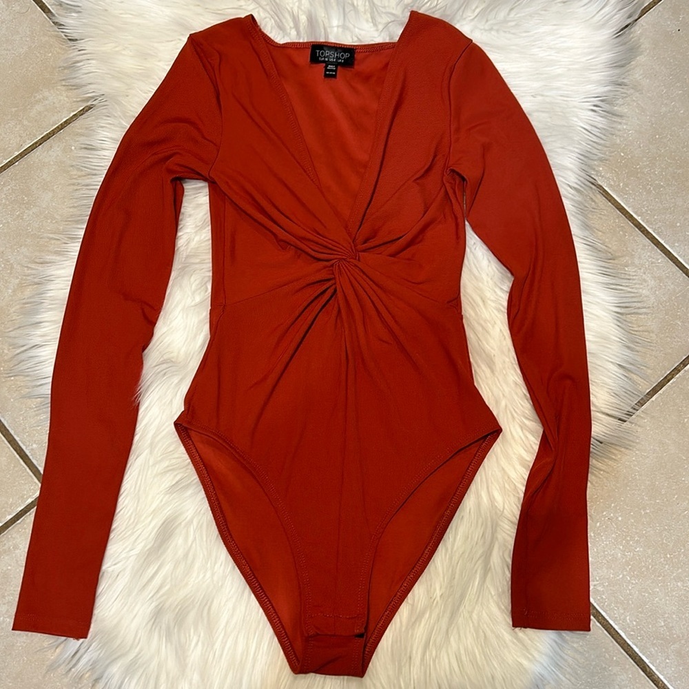 Front knot bodysuit